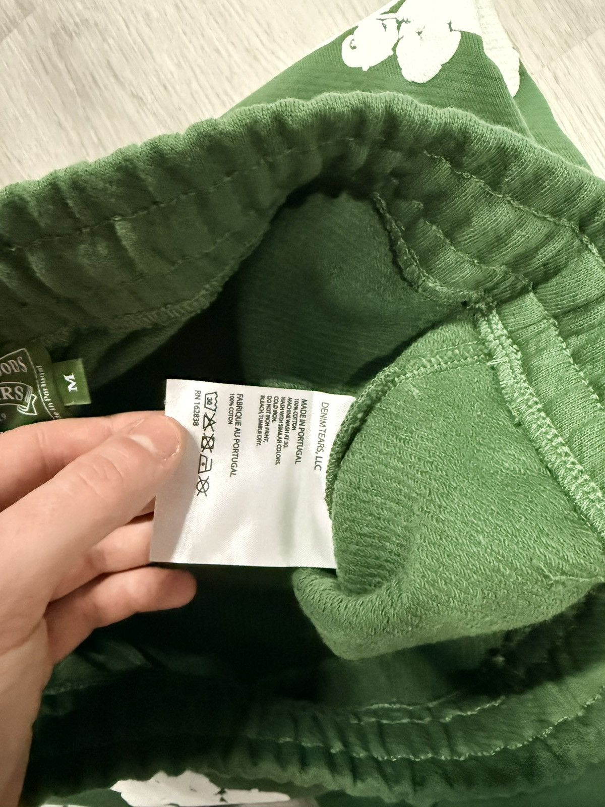 DENIM TEARS Denim Tears Green Sweatpants Size US 38 / EU 54 - 3 Thumbnail