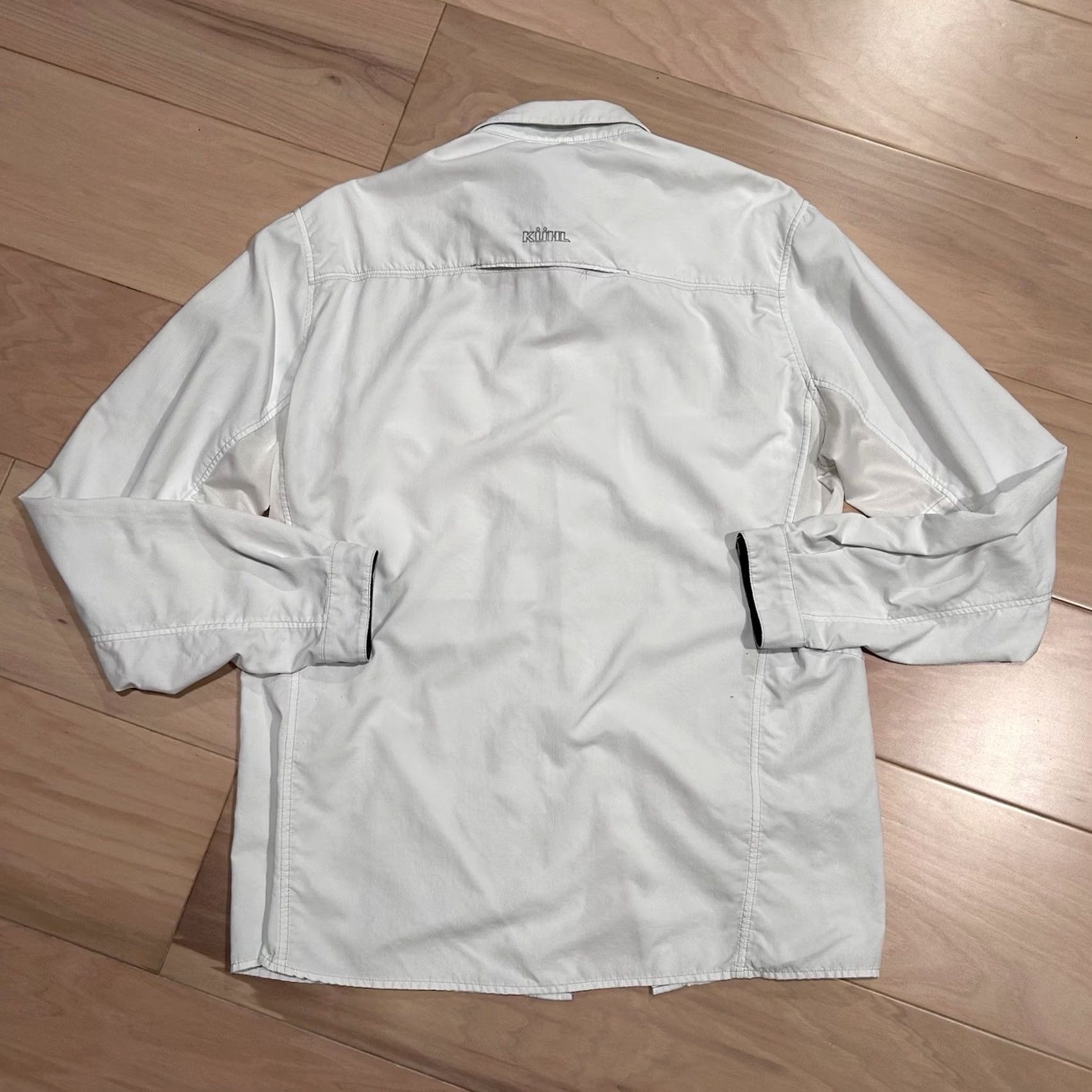 Vintage Kuhl Invoke Button Up Shirt Long Sleeve White Women’s Large *Stains Size L / US 10 / IT 46 - 5 Thumbnail