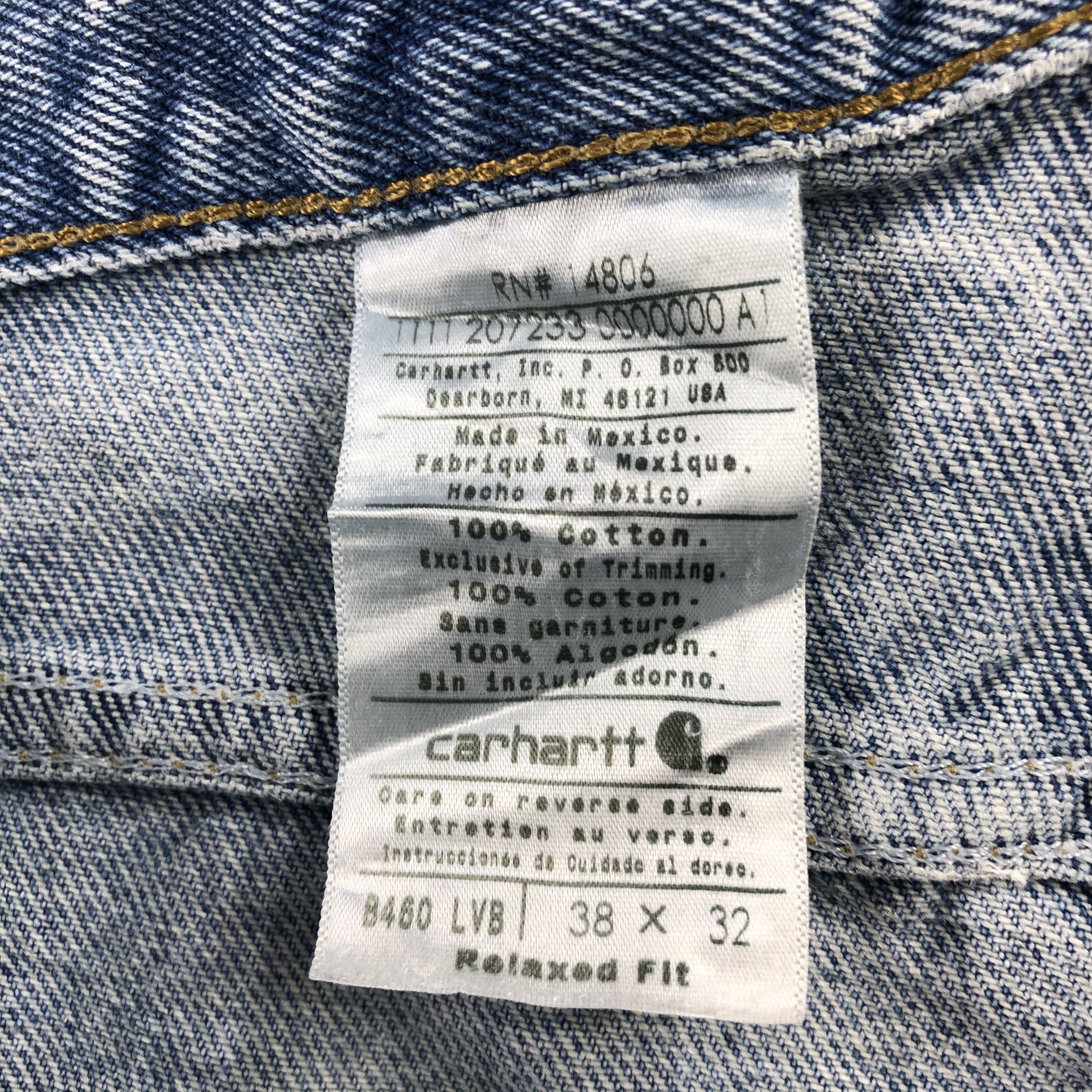 Carhartt Vintage Light Wash Carhartt Jeans-J2018 Size US 38 / EU 54 - 10 Thumbnail