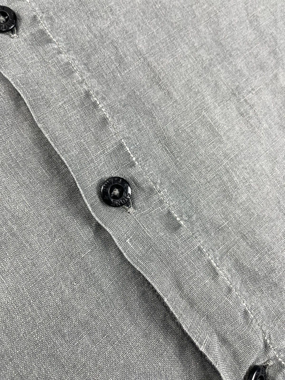 Stone Island Stone Island Long Sleeve Linen Shirt Size US M / EU 48-50 / 2 - 9 Thumbnail