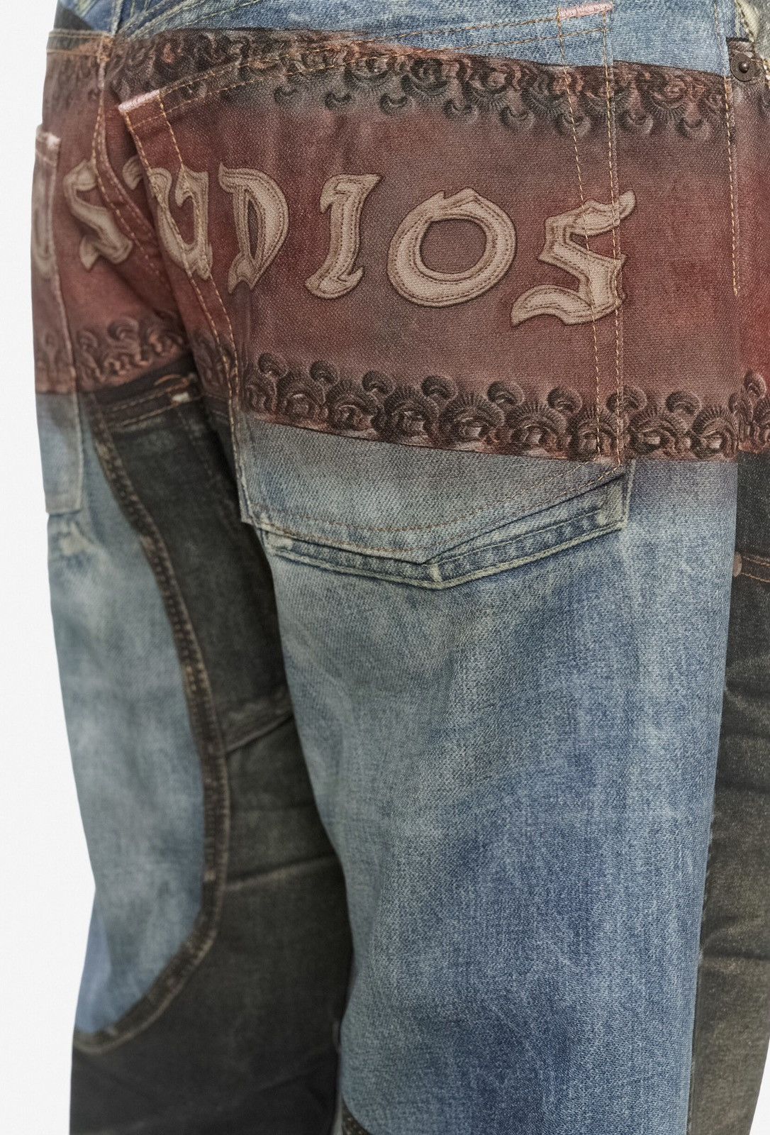 Acne Studios Acne Studios Trompe L’Oeil Low Rise Straight Jeans Size US 34 / EU 50 - 3 Thumbnail