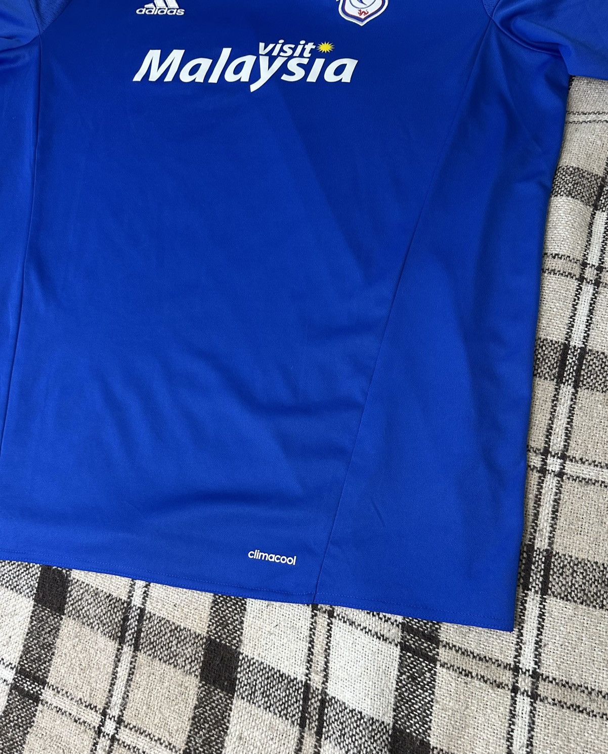 Adidas Adidas Cardiff Football Shirt XXL 2016 Jersey PERFECT Condit Size US XXL / EU 58 / 5 - 2 Thumbnail