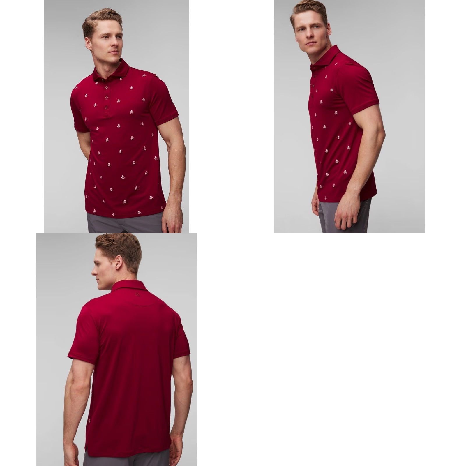 G/FORE G/FORE G4 Polo Shirt Men’s Skull & T's Sketch Tech Fit Short Sleeve RHUB S Regular Size Logo Athletic Golf Polo Size US S / EU 44-46 / 1 - 8 Thumbnail