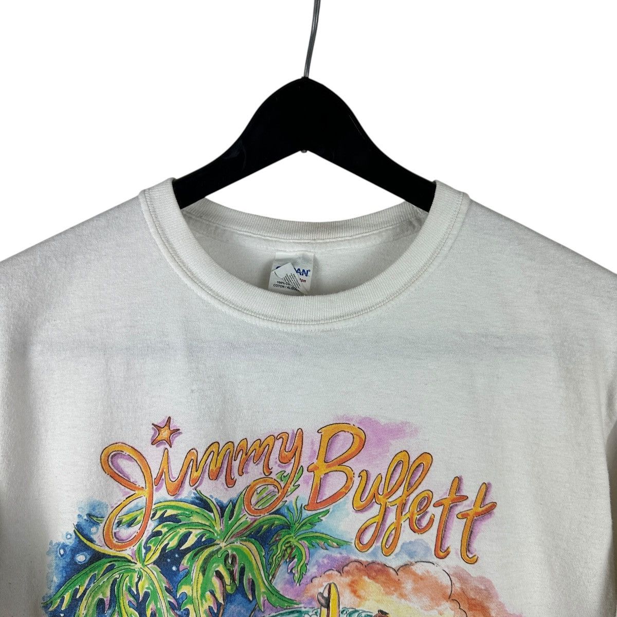 Band Tees Mens Y2K Jimmy Buffett Long Sleeve Band Shirt Size US M / EU 48-50 / 2 - 4 Thumbnail