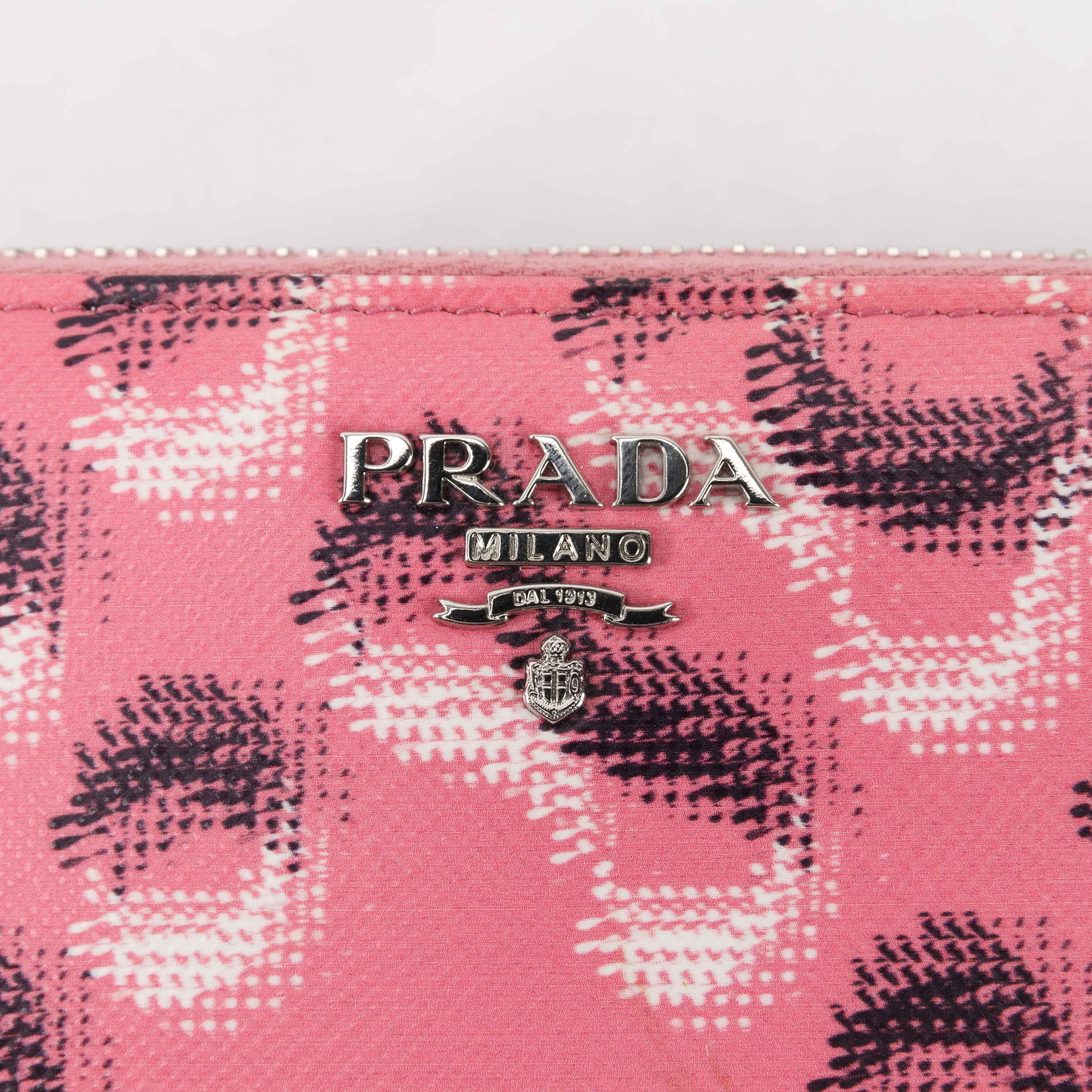 Prada PRADA Zip Around Long Saffiano Leather Wallet Size ONE SIZE - 11 Thumbnail