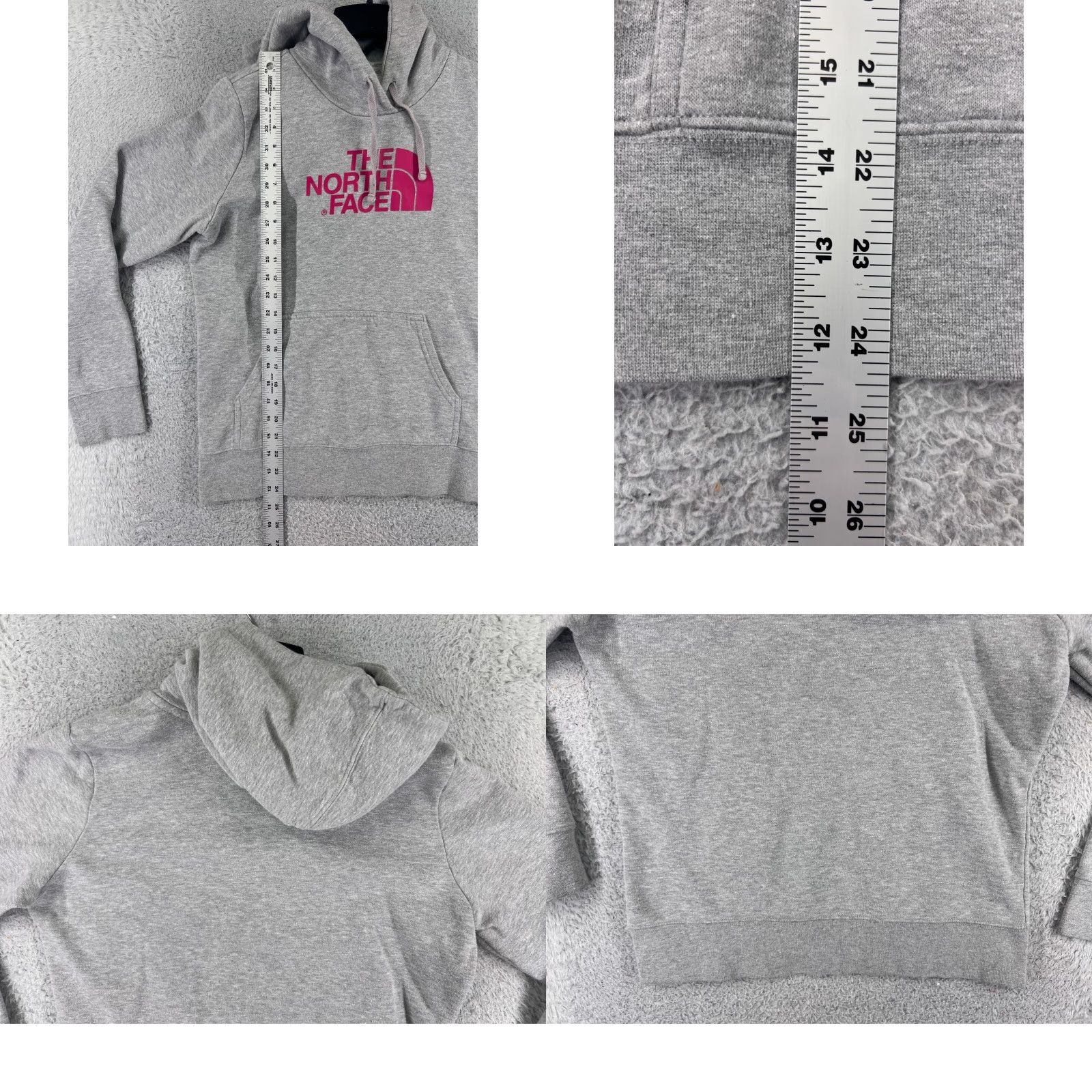 The North Face The North Face Hoodie Womens M Gray Cotton Blend Jersey Hooded Pullover Sports Classic Logo Mens? Size M / US 6-8 / IT 42-44 - 9 Thumbnail