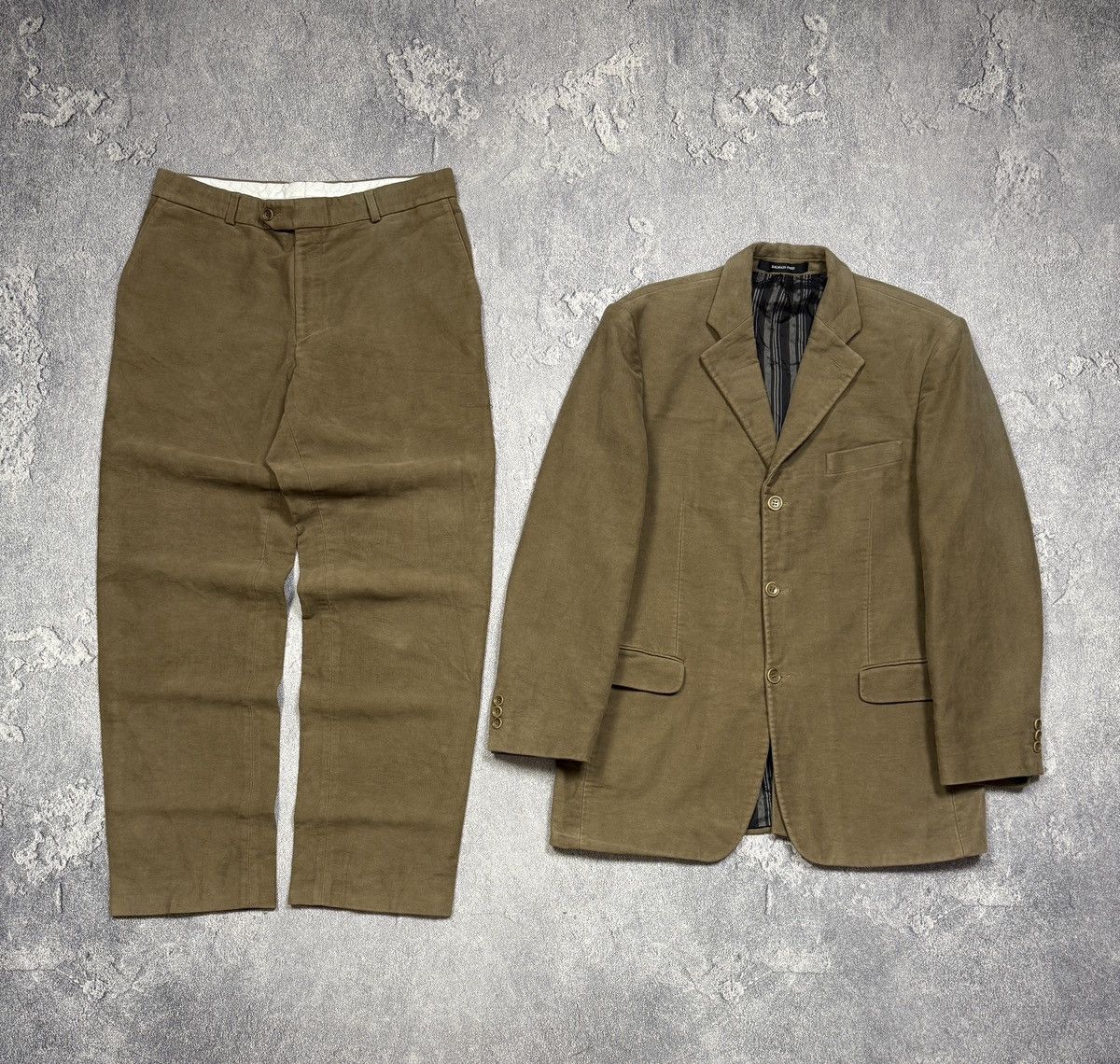 Balmain Balmain Paris Luxury Suits Costume 2 Piece Size 40L - 1 Thumbnail