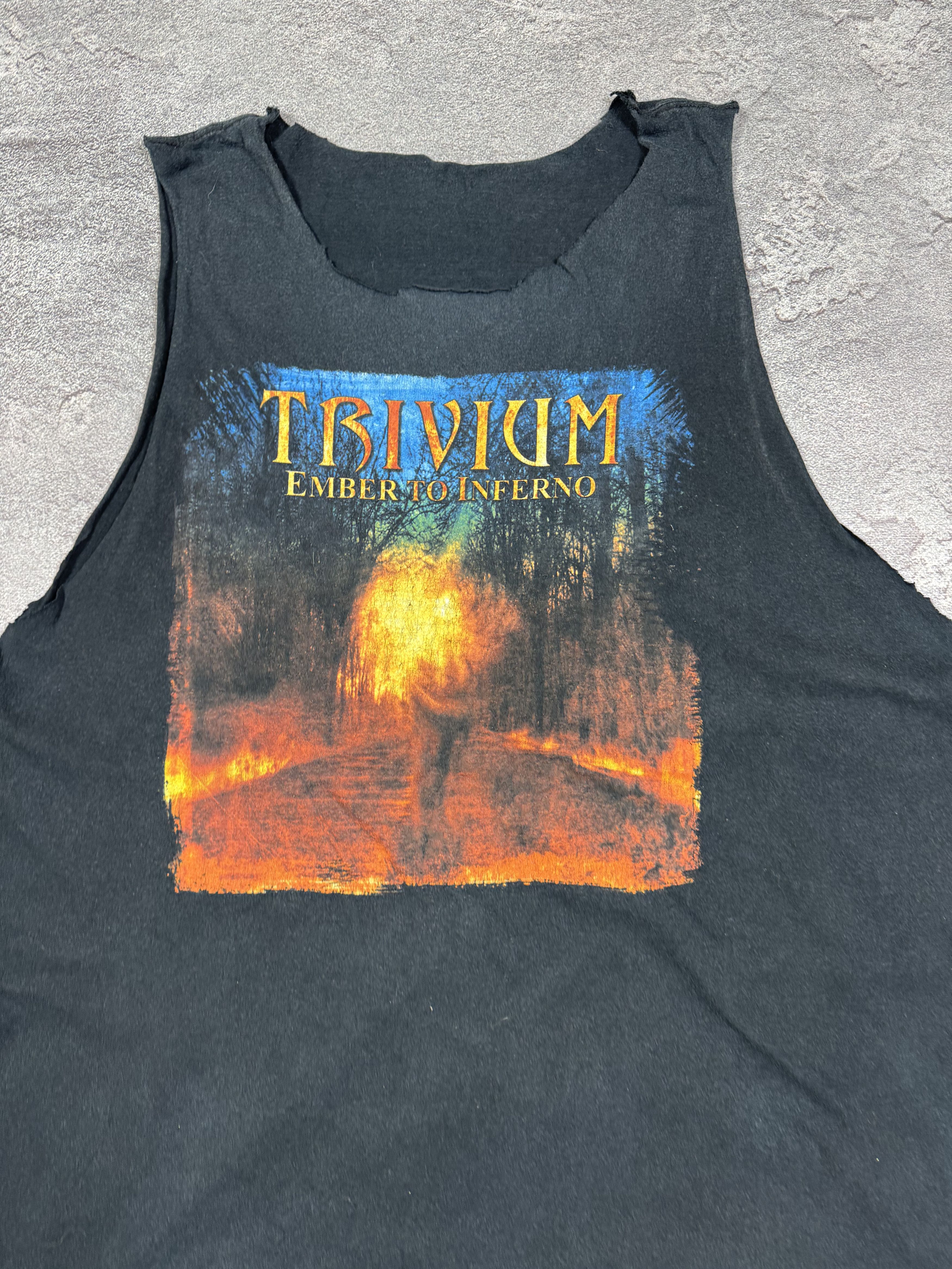 Band Tees Trivium Faded Rock Gothic Tank Top Shirt Size XL Streetwear Size US XL / EU 56 / 4 - 4 Thumbnail
