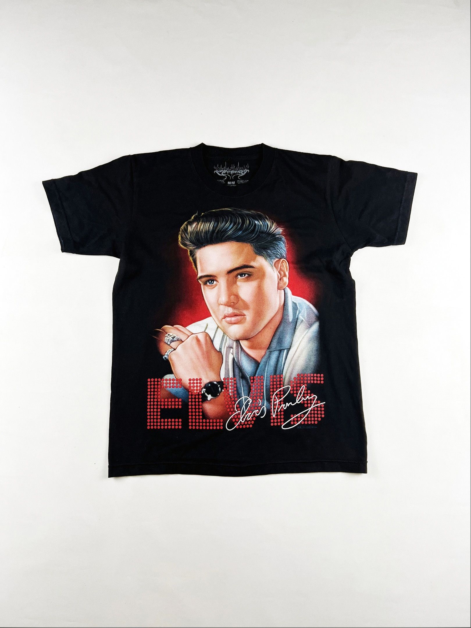 Band Tees × Vintage Vintage Elvis Presley Rock T-shirt Size US M / EU 48-50 / 2 - 2 Thumbnail