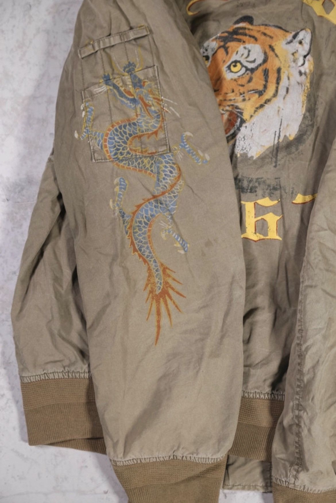 Polo Ralph Lauren × RRL Ralph Lauren × Ralph Lauren POLO RALPH LAUREN RL-DIU 1967 TIGER BACK PRINTED BOMBER Size US S / EU 44-46 / 1 - 5 Thumbnail