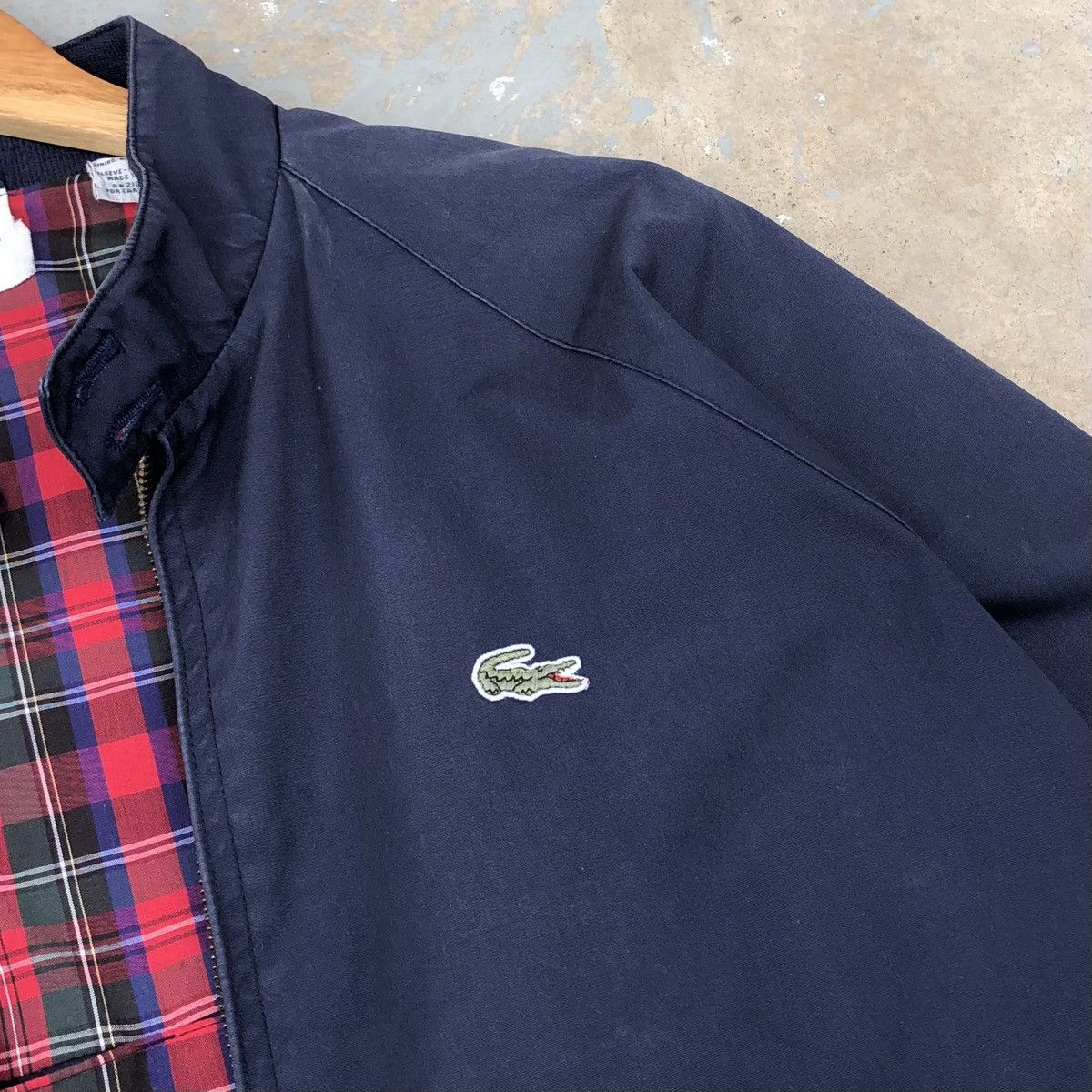Lacoste Vintage 90s Izod Lacoste Men’s Zip Up Bomber Jacket Size US L / EU 52-54 / 3 - 2 Thumbnail