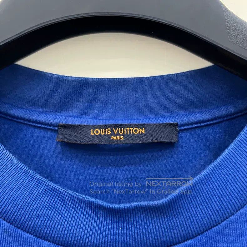 Louis Vuitton Louis Vuitton Blue embossed short sleeve Size US L / EU 52-54 / 3 - 4 Thumbnail