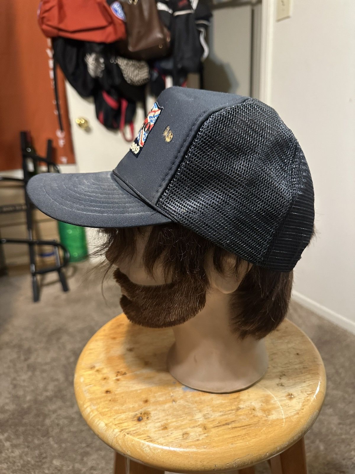 New Era × Vintage Vintage The Who rock band “triple black” hat 80s Size ONE SIZE - 5 Thumbnail