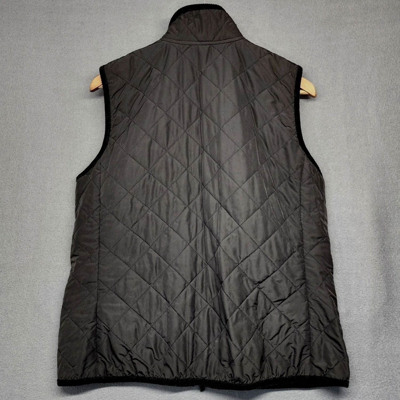 Ralph Lauren Ralph Lauren LRL Vest Women Large Black Hunting Shooting Corduroy Shoulder Patch Size L / US 10 / IT 46 - 2 Thumbnail