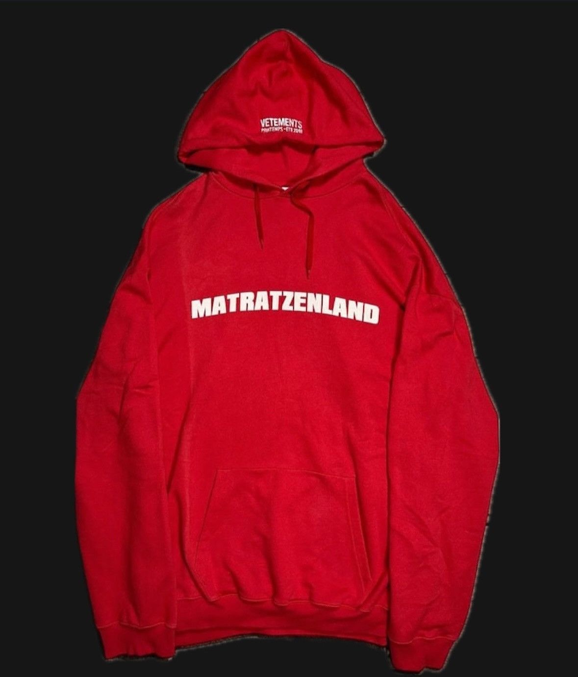 SS18 Vetements ‘Matrazenland’ Hoodie