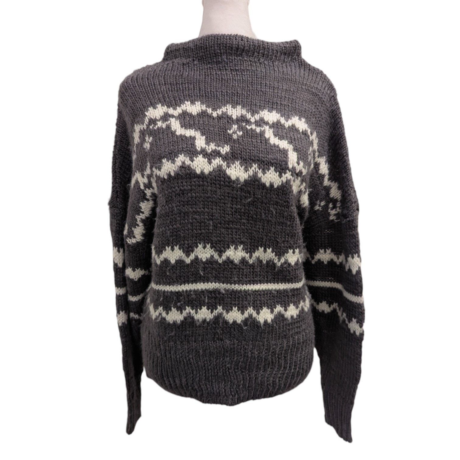 Other basin + range Grey Intarisa Knit Cozy Oversized Sweater XS Size XS / US 0-2 / IT 36-38 - 2 Thumbnail