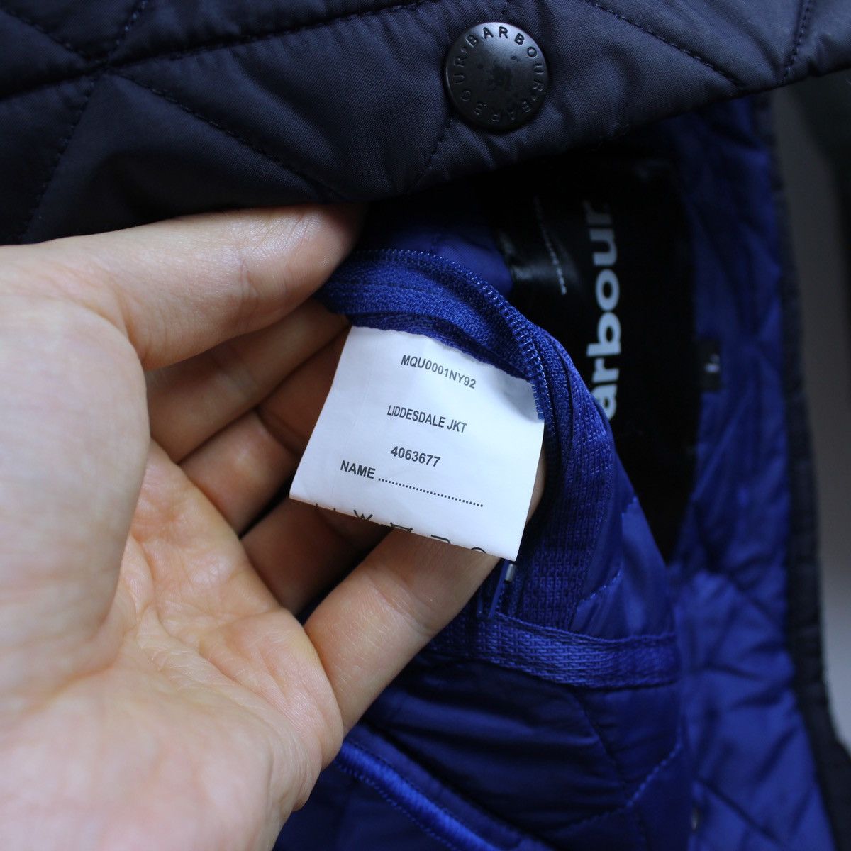 Barbour Barbour Liddesdale Jacket Navy Atlantic Blue Size US L / EU 52-54 / 3 - 6 Thumbnail