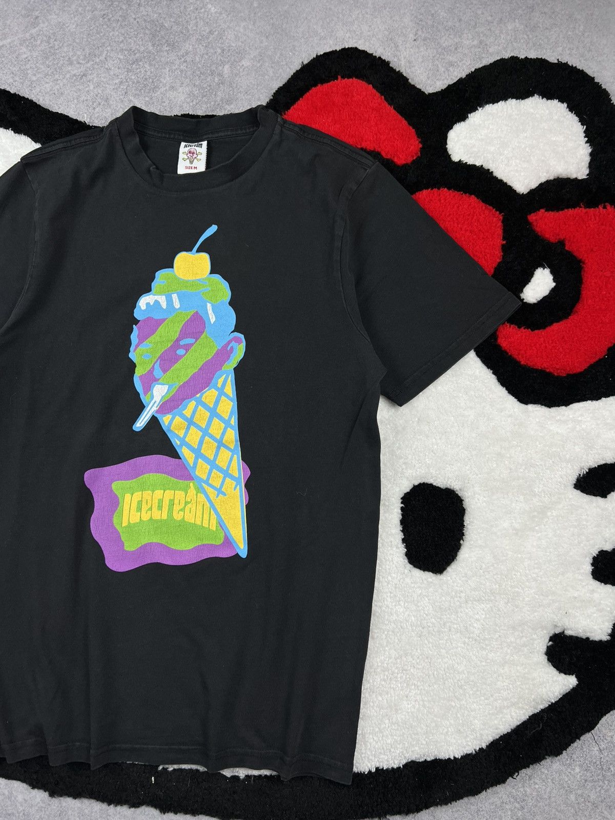 Billionaire Boys Club × Icecream × Japanese Brand Billionaire Boys Club Ice cream Big Logo Y2K Crazy Tee Shirt Size US M / EU 48-50 / 2 - 3 Thumbnail