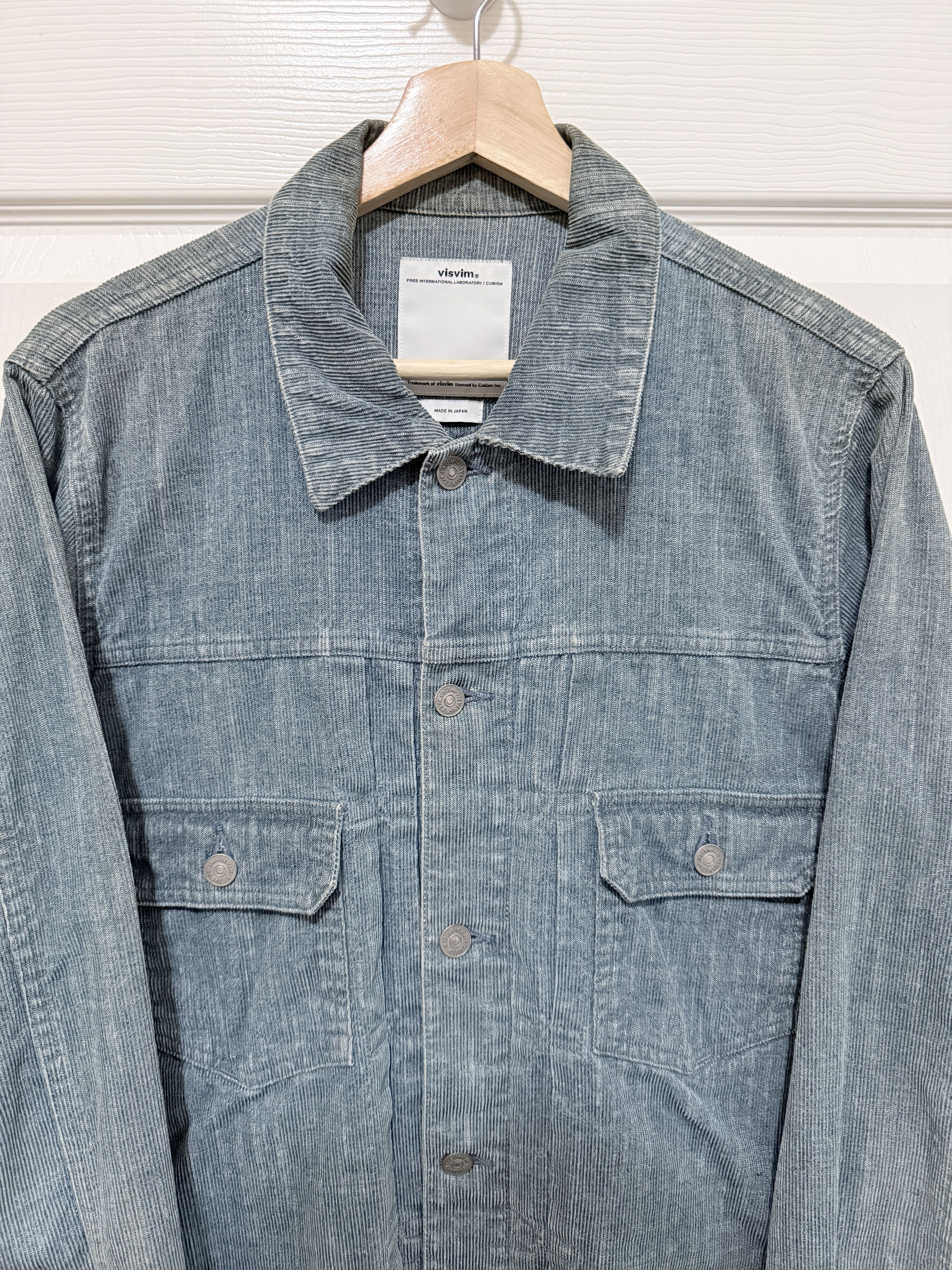 Visvim Visvim SS13 Corduroy 101 Jkt Light Blue Size US M / EU 48-50 / 2 - 6 Thumbnail