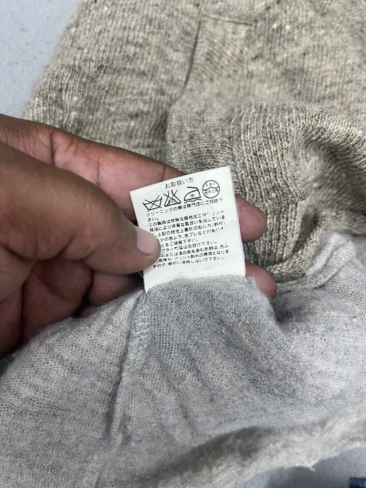 Japanese Brand × Remi Relief × Vintage ARCHIVE🔥REMI RELIEF WOOL KNIT DOUBLE LAYER HOODIE Size US M / EU 48-50 / 2 - 12 Thumbnail