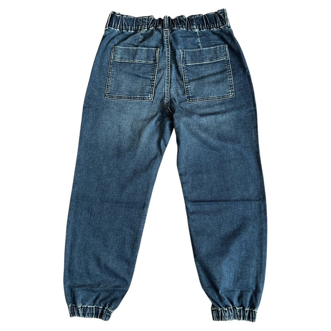 J.Crew J.CREW Blue Wash Denim Utility Jogger Pant, US28P Size 28" / US 6 / IT 42 - 2 Thumbnail