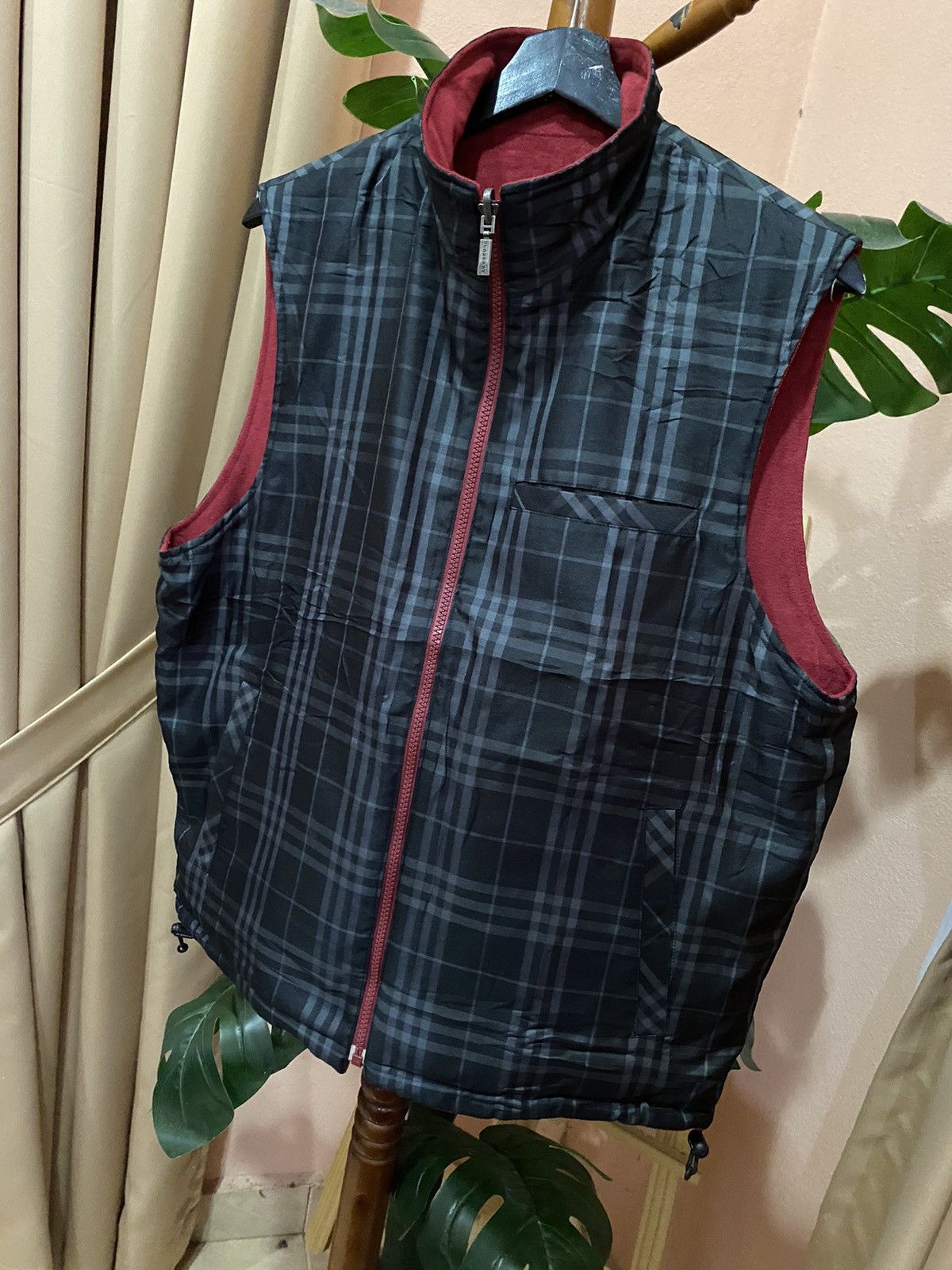 Burberry Burberry Golf Red Suede Vest Vintage Men’s Luxury Sportswear Size US M / EU 48-50 / 2 - 8 Thumbnail