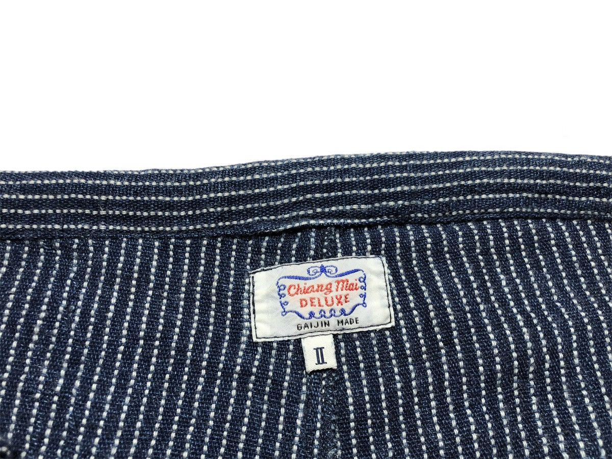Blue Blue Japan × Indigo × Japanese Brand Chiang Mai Deluxe indigo striped shorts Size US 30 / EU 46 - 8 Thumbnail