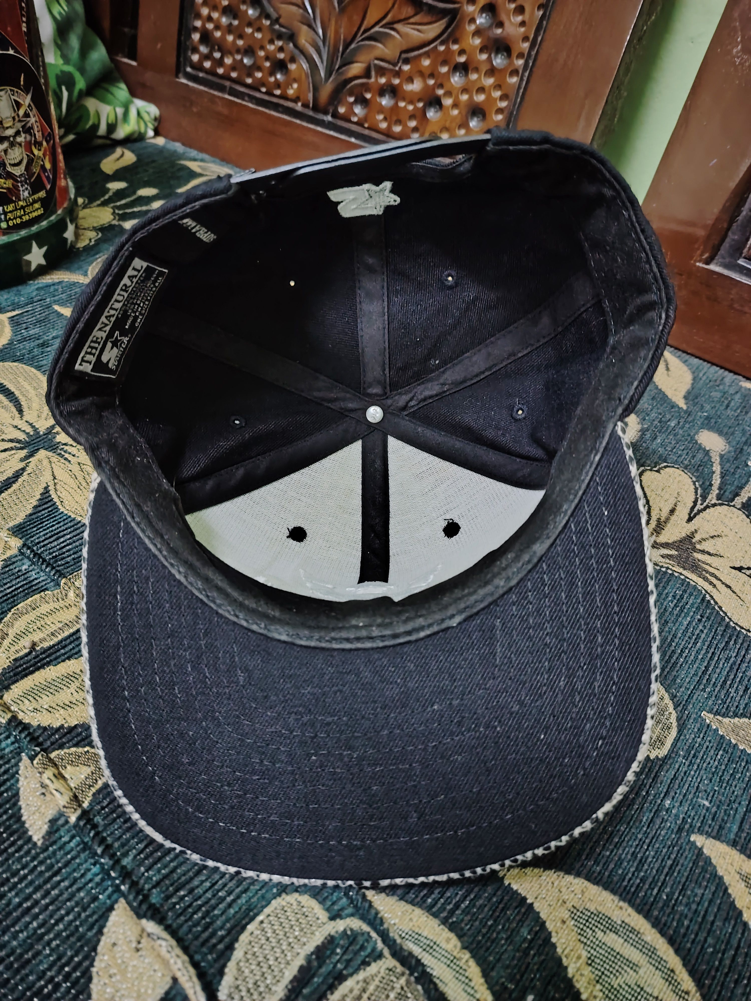 Starter × Supra Supra Skateboards X Starter Snapback Hat Cap Snakeskin Bill Size ONE SIZE - 6 Thumbnail