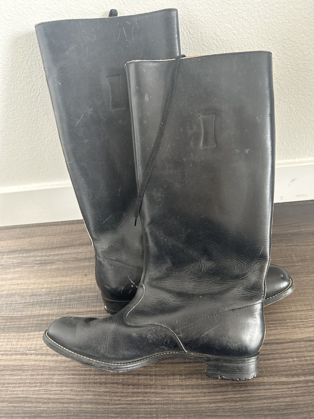 Leather × Vintage Cute Tie Leather Boot Size US 8.5 / IT 38.5 - 8 Thumbnail