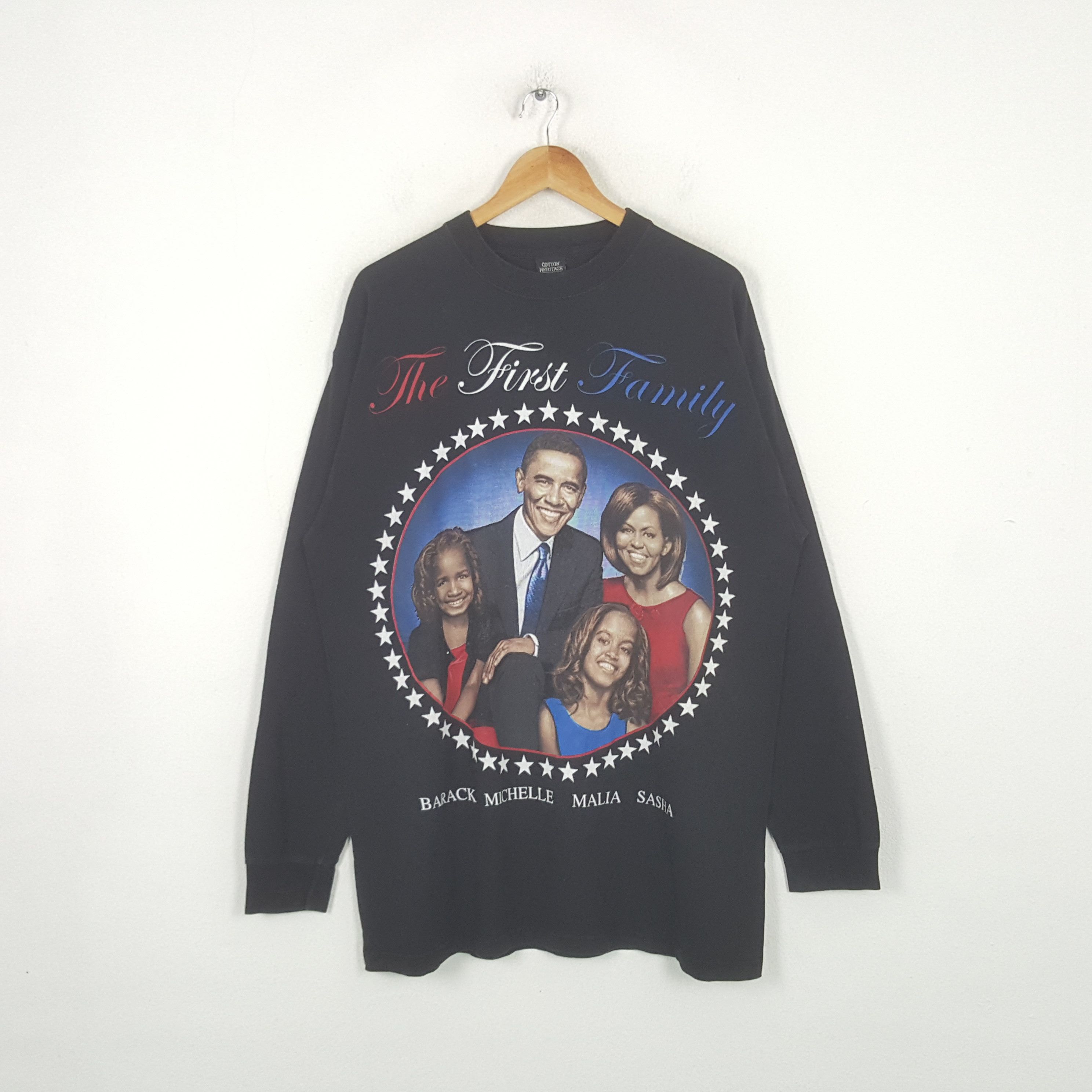 President's Vintage The First Family Barack Obama American Tshirt RR5 Size US XL / EU 56 / 4 - 1 Thumbnail