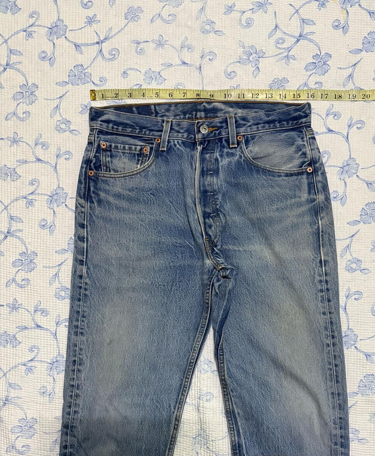 Levi's × Levi's Vintage Clothing Levis 501 Distressed Denim Pant Size US 32 / EU 48 - 3 Thumbnail