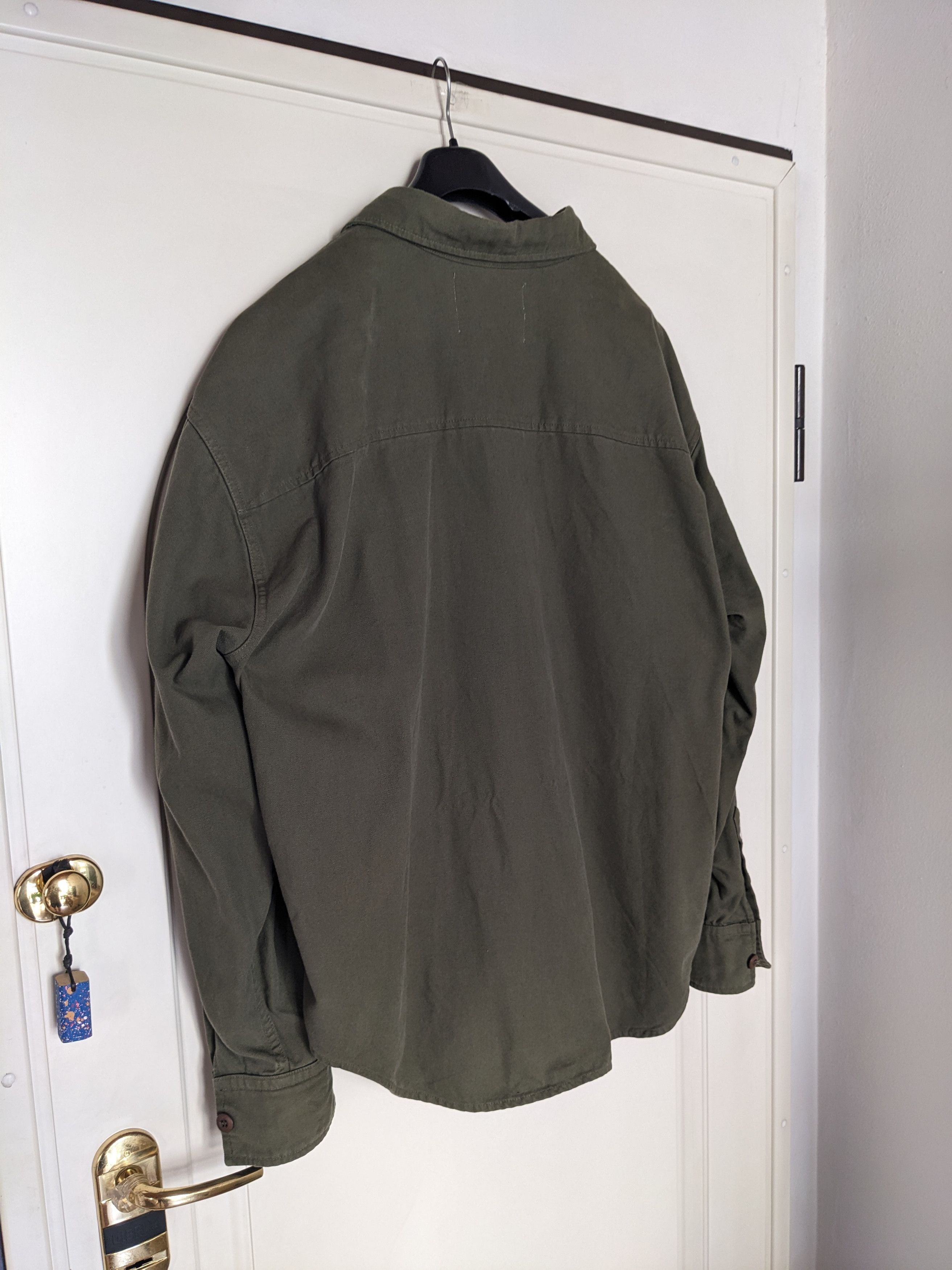 Other Darryl Brown Military Work Shirt Olive Green Size US XL / EU 56 / 4 - 6 Thumbnail