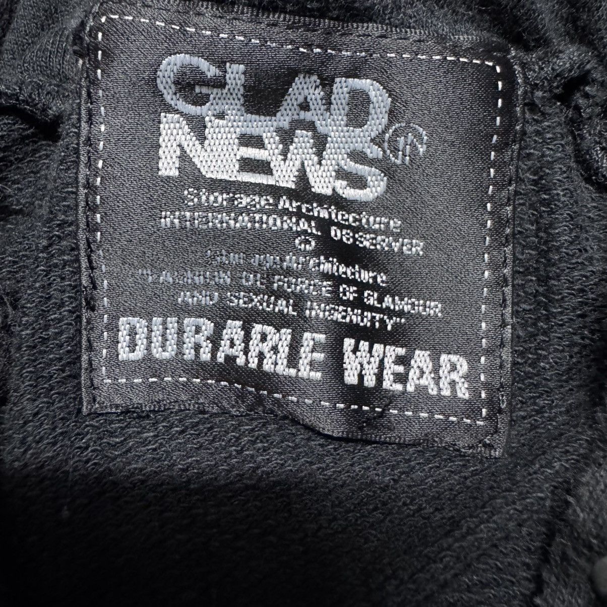 Le Grande Bleu (L.G.B.) GLAD NEWS Mohawk Hoodie Rock Skull Size US M / EU 48-50 / 2 - 16 Thumbnail
