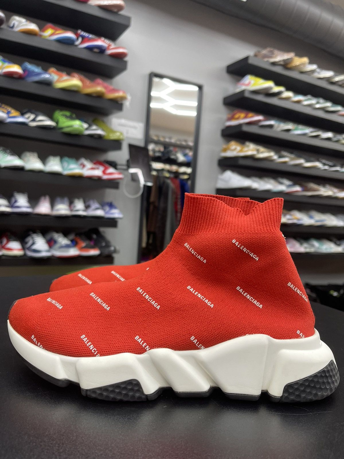Balenciaga Size 7US/37EU - Balenciaga Speed 2.0 “All Over Logo” Size US 7 / IT 37 - 1 Thumbnail