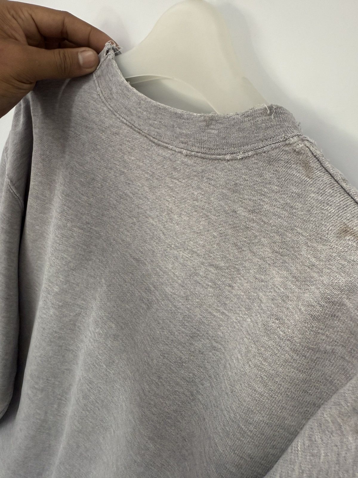 Adidas 🔥Vtg 90's Adidas Distressed Spellout Logo Baggy Sweatshirt Size US M / EU 48-50 / 2 - 11 Thumbnail