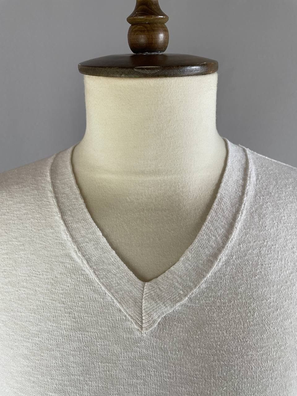 Stone Island Stone Island Sweater V Neck White Size US M / EU 48-50 / 2 - 4 Thumbnail