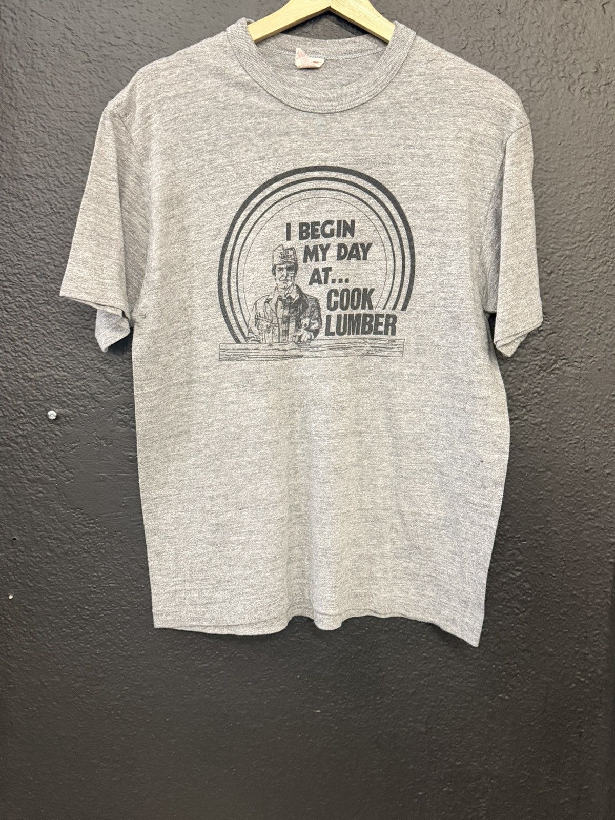 Vintage Vintage text tee Size US L / EU 52-54 / 3 - 1 Thumbnail