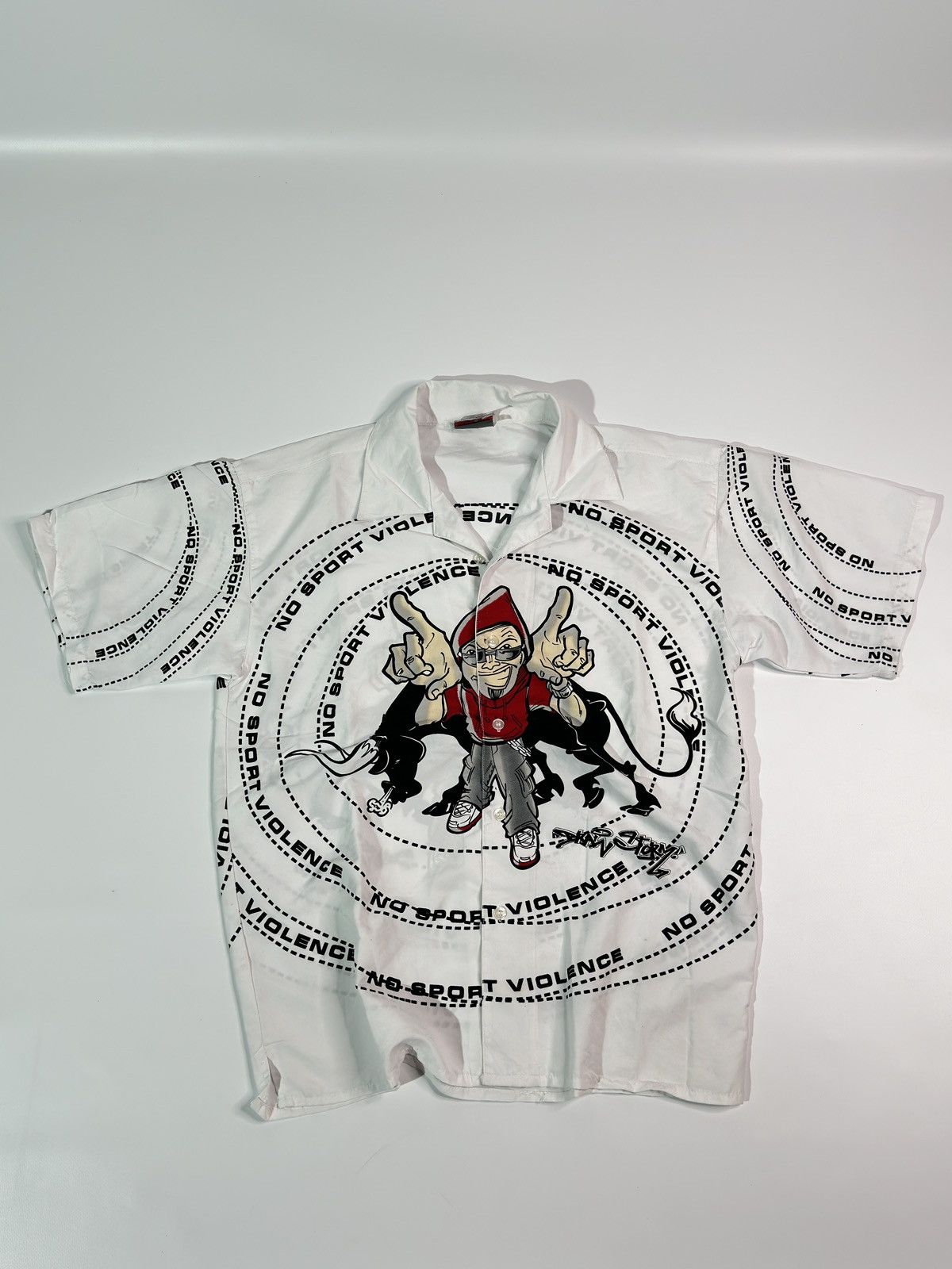 Vintage Vintage button up shirt rap fullprint y2k hip hop graffiti Size US M / EU 48-50 / 2 - 2 Thumbnail