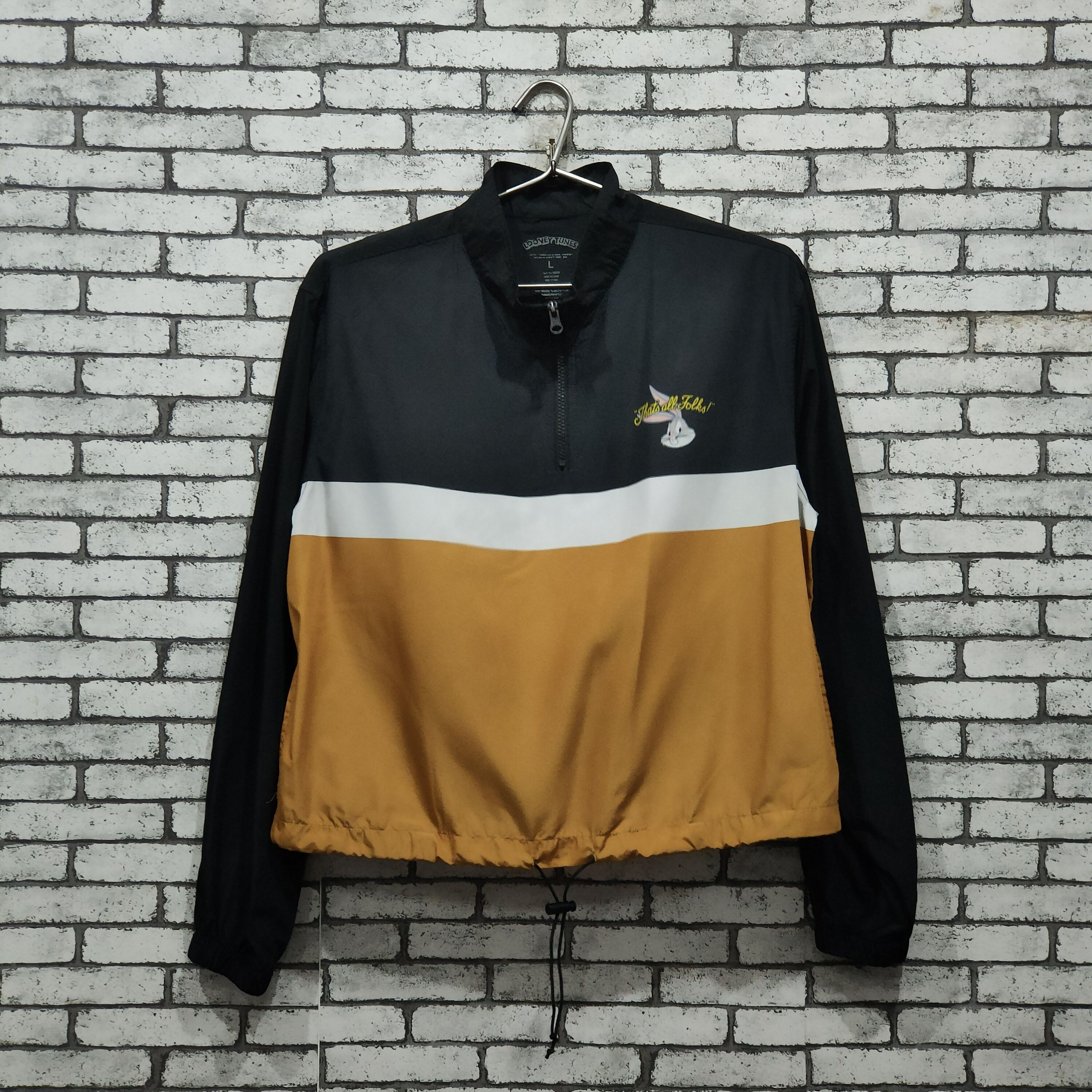 Other 🔥Looney Tunes That's All Folks half-zip jacket Size US L / EU 52-54 / 3 - 1 Thumbnail