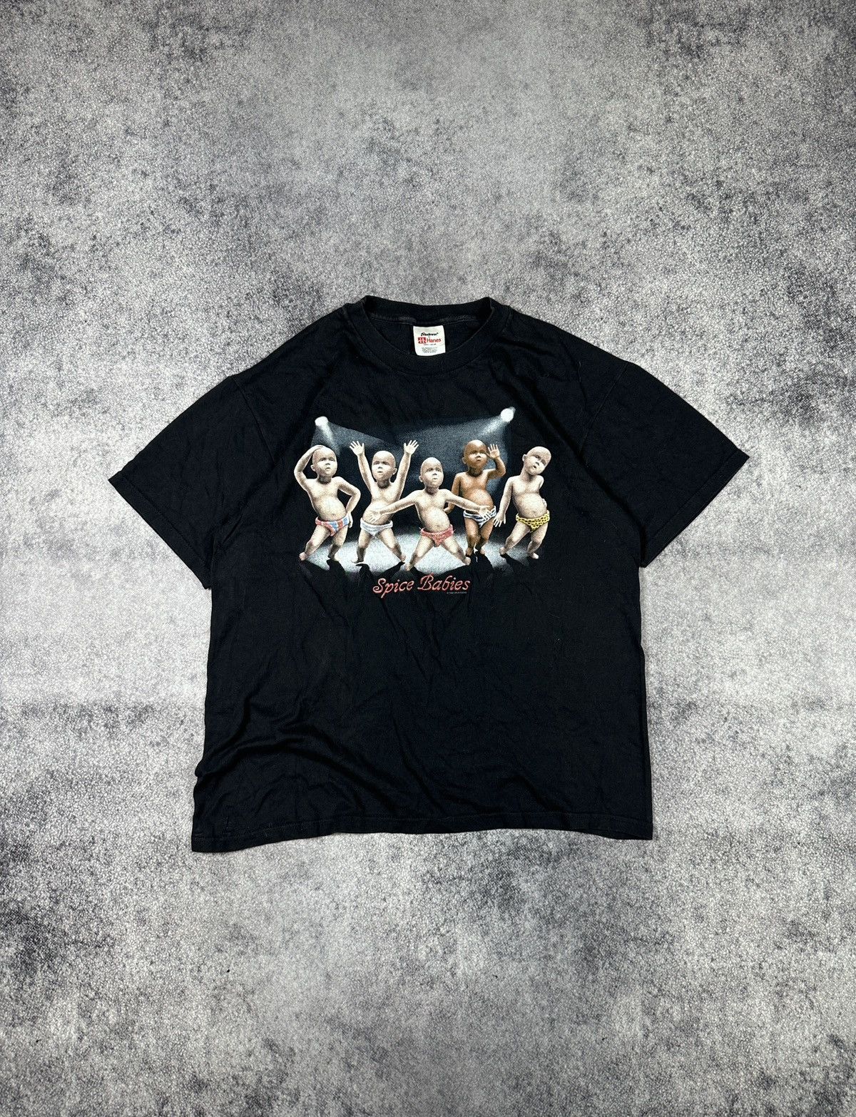 Band Tees Y2K Spice Babies 1998 Logo T-shirt Rare Bands Streetwear L Size US XL / EU 56 / 4 - 1 Thumbnail