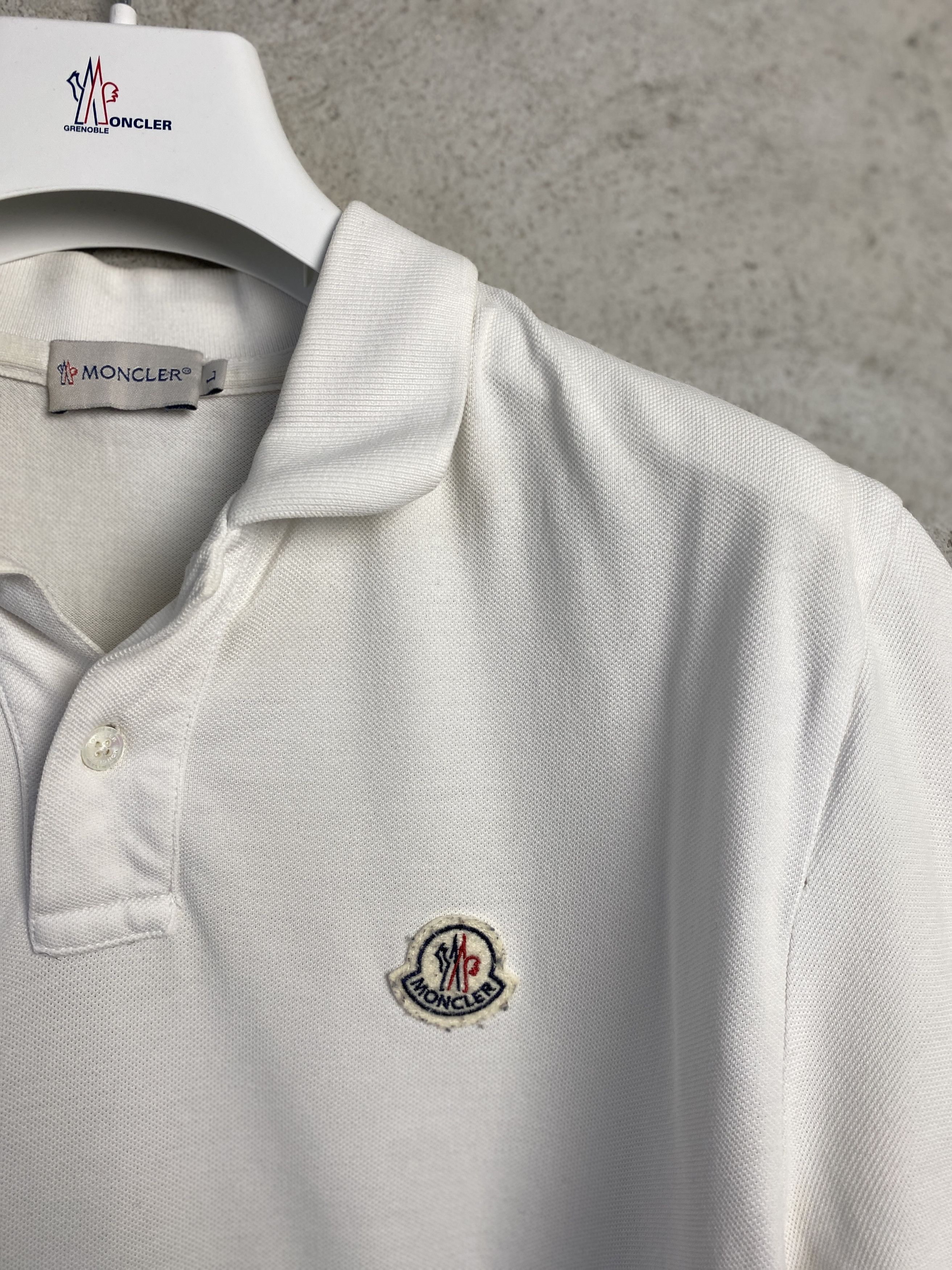 Moncler Moncler small logo polo t-shirt tee casual Size US L / EU 52-54 / 3 - 2 Thumbnail