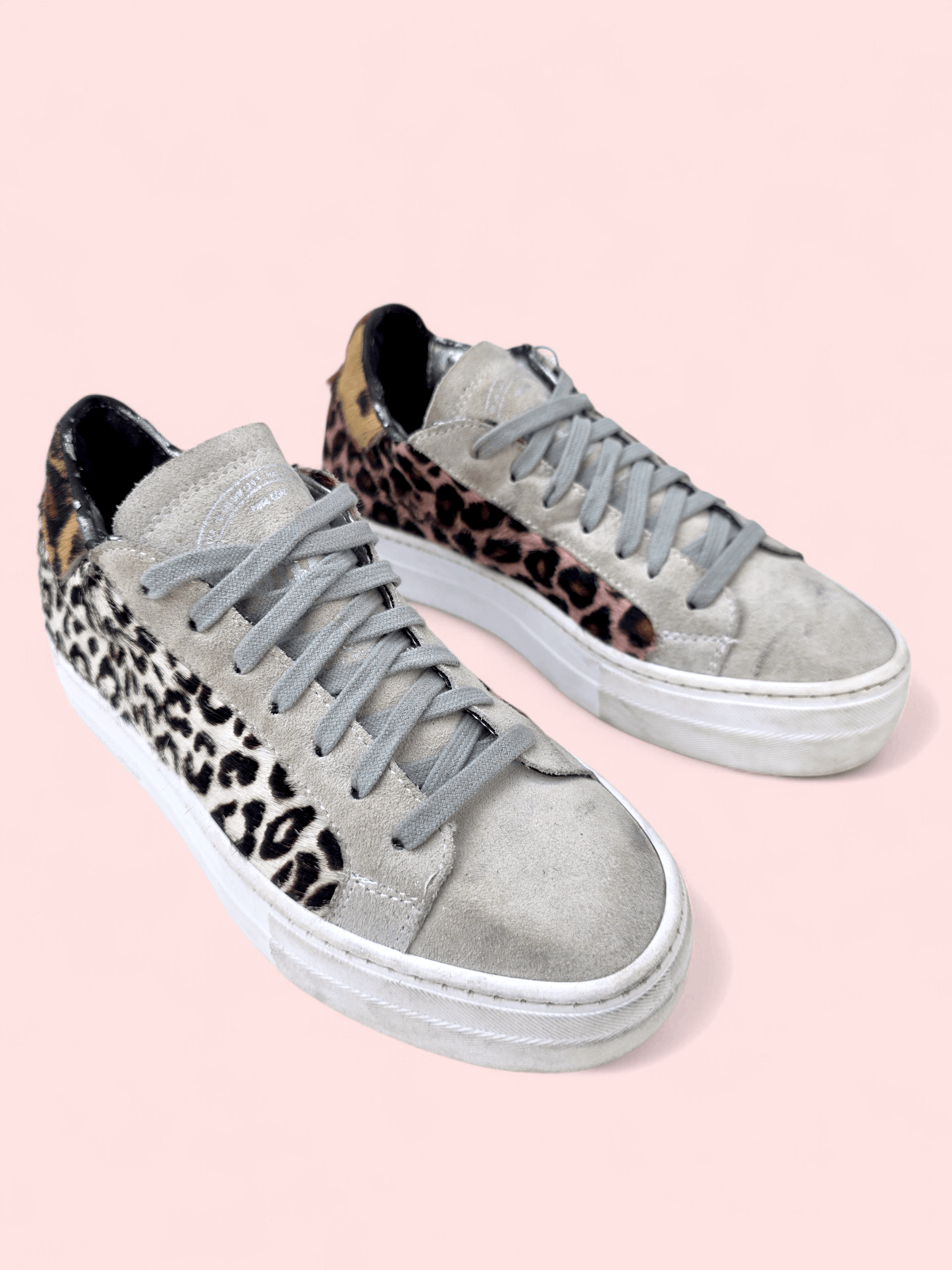 P448 P448 sneakers featuring a mix suede animal print-FASHIONELLA Size US 6 / IT 36 - 5 Thumbnail