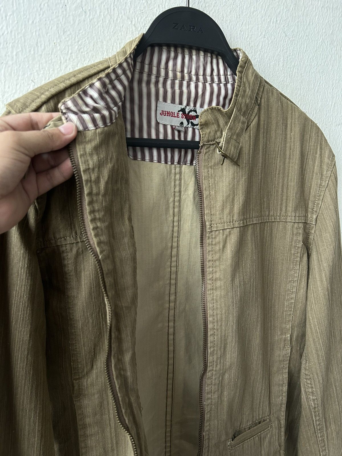 If Six Was Nine Rare Zipper Bondage Jungle Jacket Size US M / EU 48-50 / 2 - 11 Thumbnail