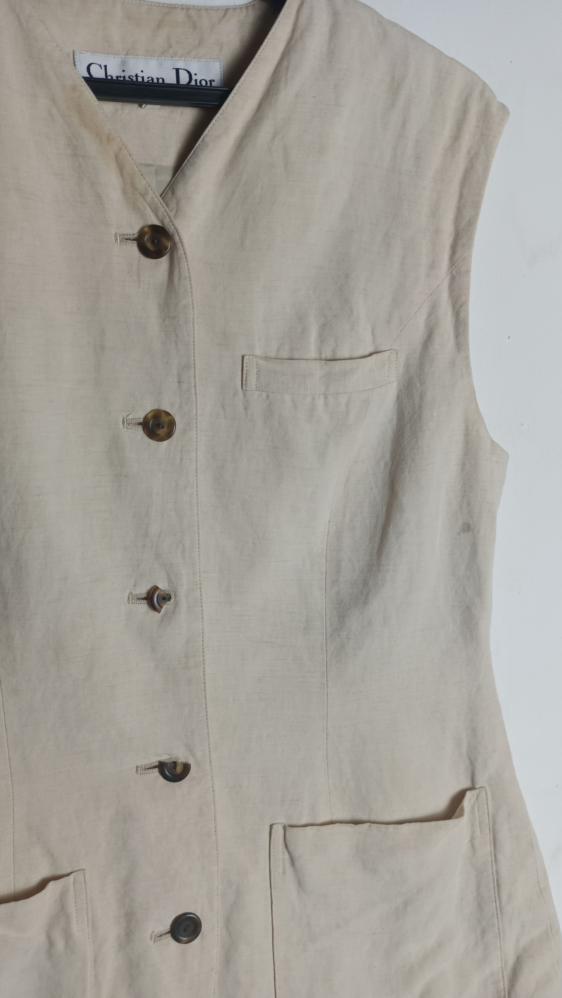 Christian Dior Monsieur Vintage CHRISTIAN DIOR Vest Size US XS / EU 42 / 0 - 3 Thumbnail