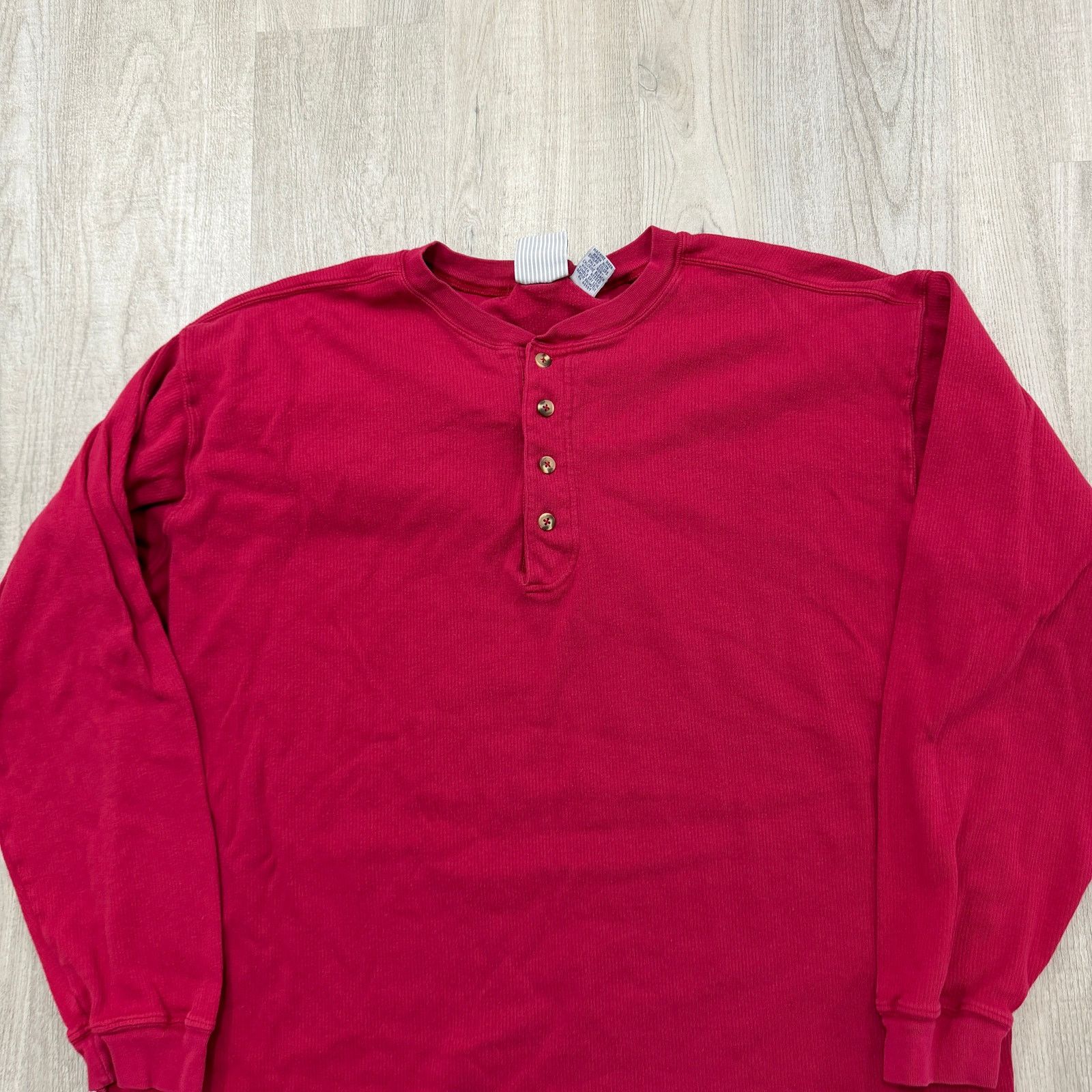 Vintage Vintage Cambridge Classics Thermal Henley Shirt Men's XL Size US XL / EU 56 / 4 - 2 Thumbnail