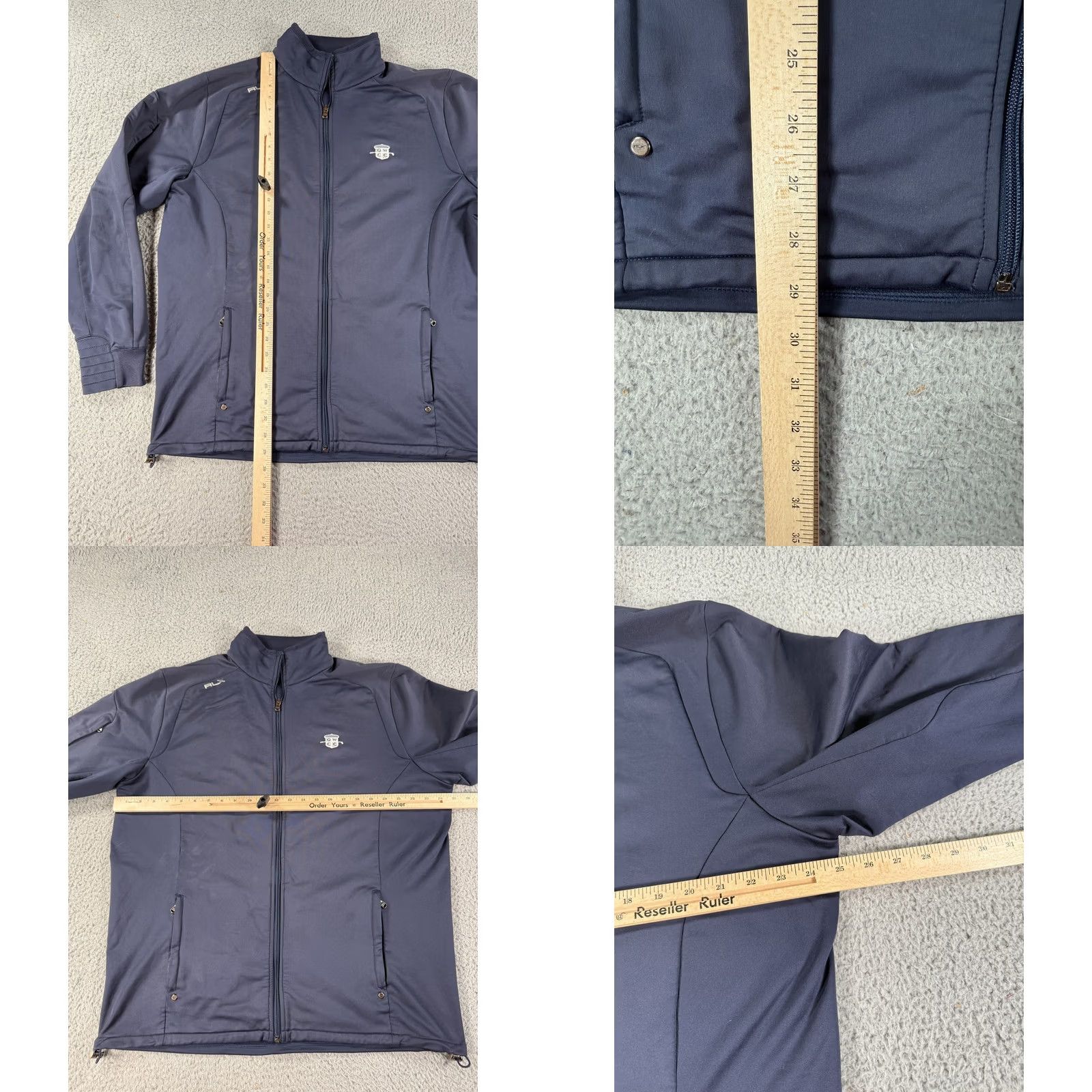 Ralph Lauren Ralph Lauren RLX Jacket Mens XL Blue Full Zip Golf Performance Polyester Windbreaker, Logo, Zipper, Pockets, Lightweight, Stretch, Wind-Resistant Size US XL / EU 56 / 4 - 8 Thumbnail