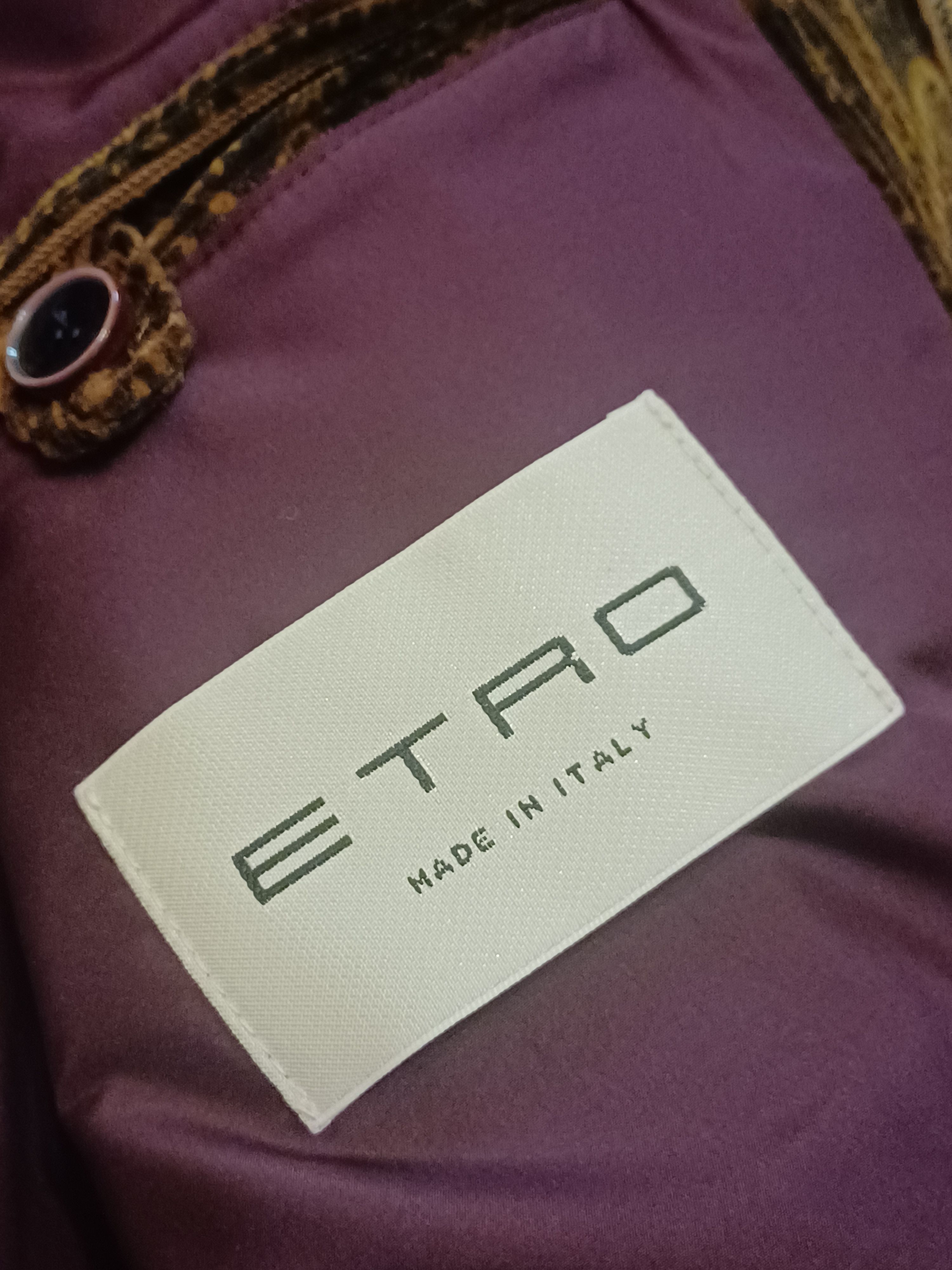 Etro $1750 FW20 Etro Paisley Down Padded Vest Sleeveless Size US M / EU 48-50 / 2 - 8 Thumbnail