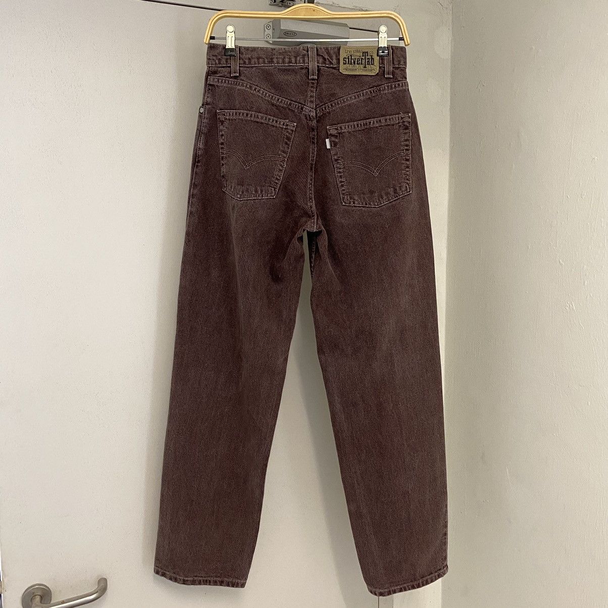 Levi's Vintage 1995 Levis Silvertab Damson Loose Peg Leg Jeans Size US 28 / EU 44 - 9 Thumbnail