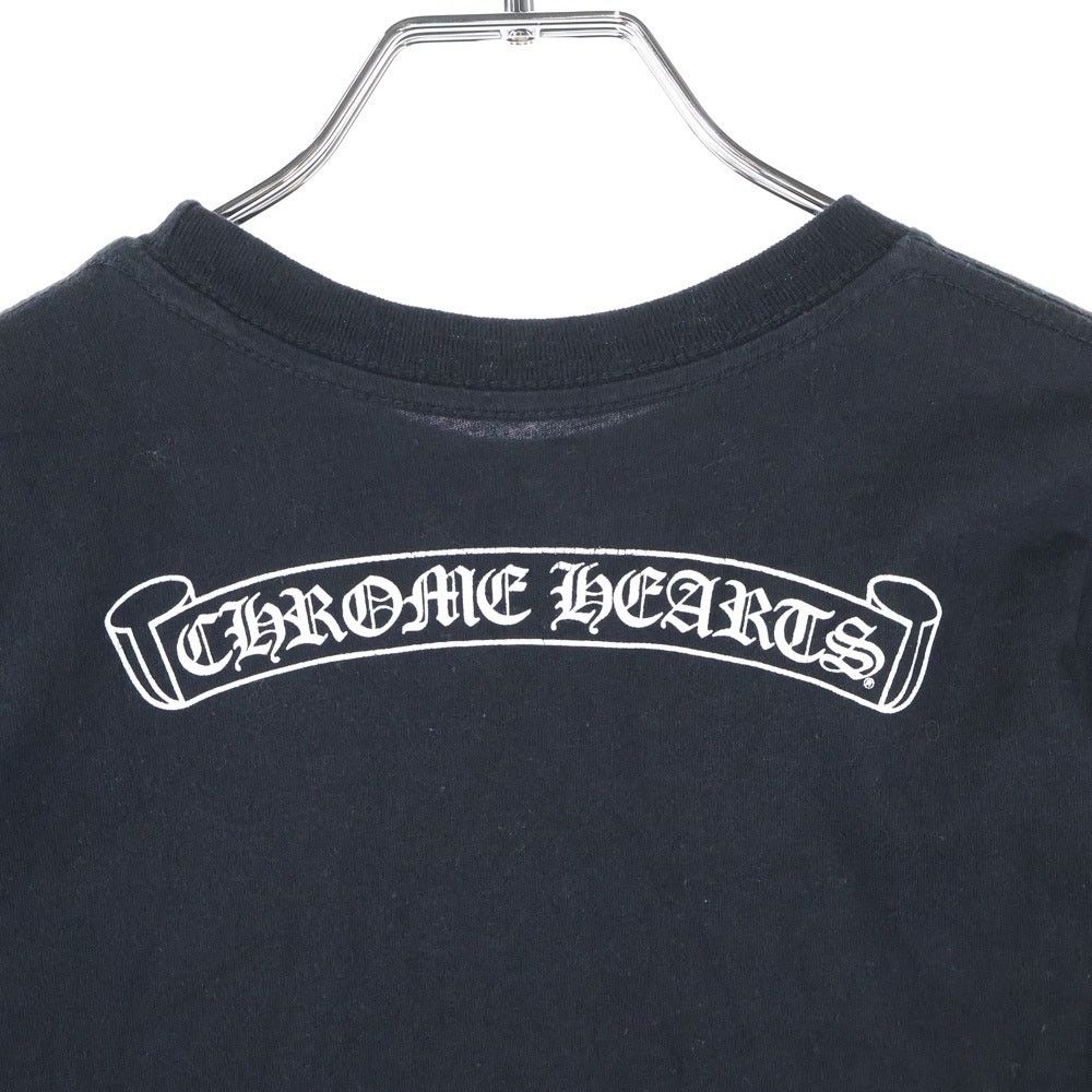 CHROME HEARTS Scroll Label Print T-Shirt Black