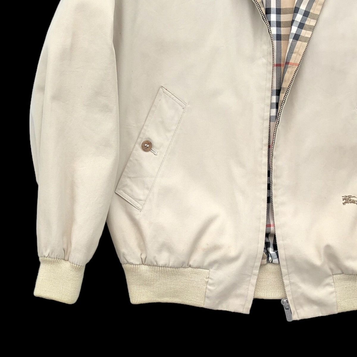 Burberry Vintage Burberrys Prorsum Lined Novacheck Bomber Jacket Size US M / EU 48-50 / 2 - 4 Thumbnail